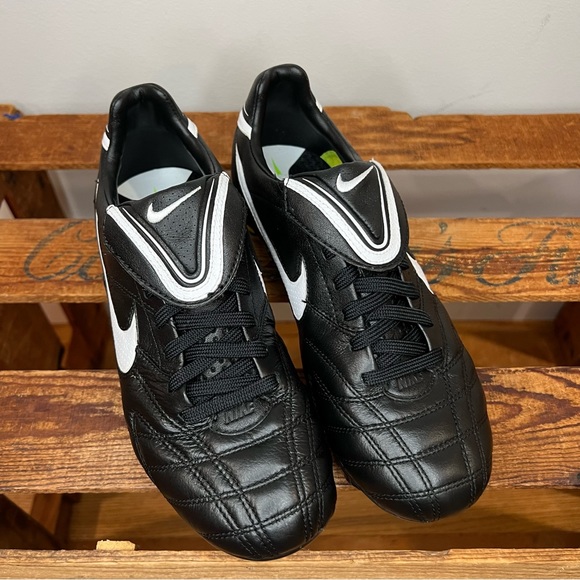 NEW Nike Tiempo Legend III SG Black Soccer Cleats Kangaroo Leather US 5.5 - Picture 9 of 12